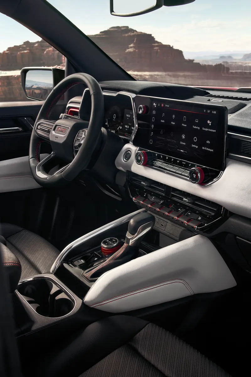 2026 GMC Canyon infotainment system at AutoWorld GMC in Mineral Wells TX