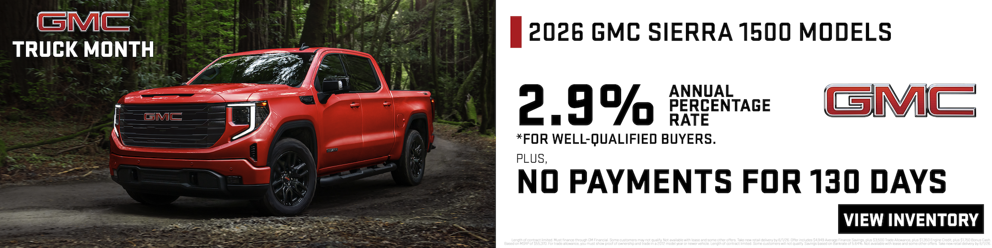 Shop GMC Truck Month Special!