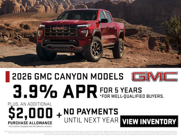 2026 GMC Canyon Offer