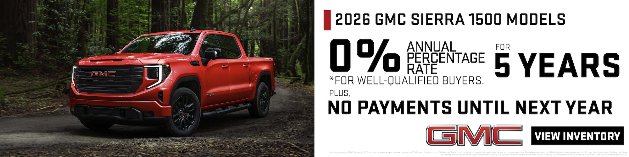 2026 GMC Sierra 1500 Offer