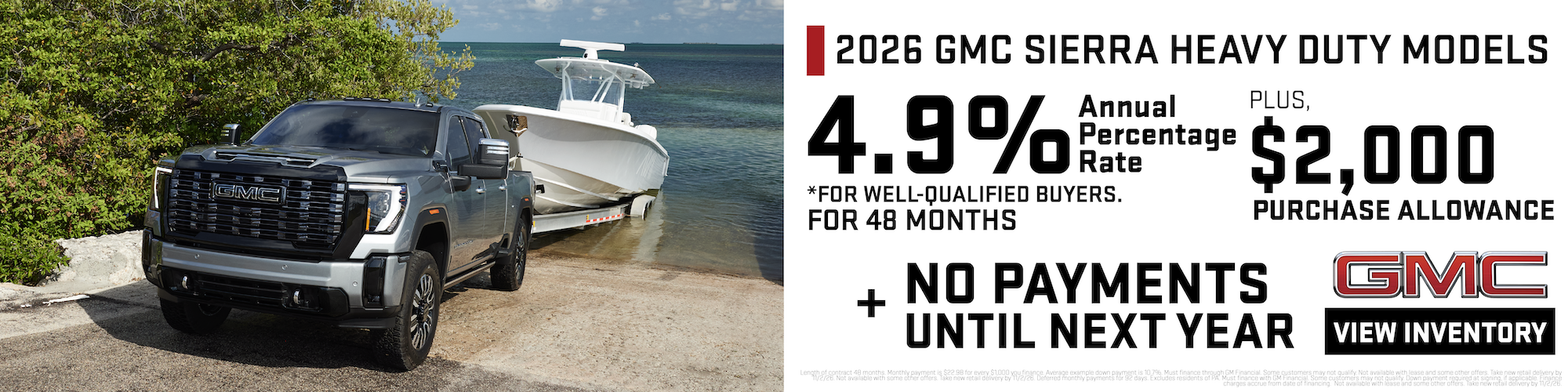 2026 GMC Sierra HD Offer