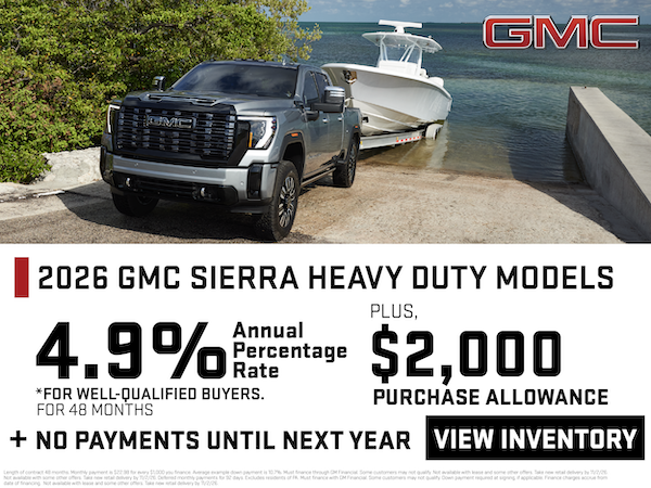2026 GMC Sierra HD Offer